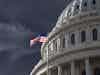 Washington DC Capitol building with gray skies in background